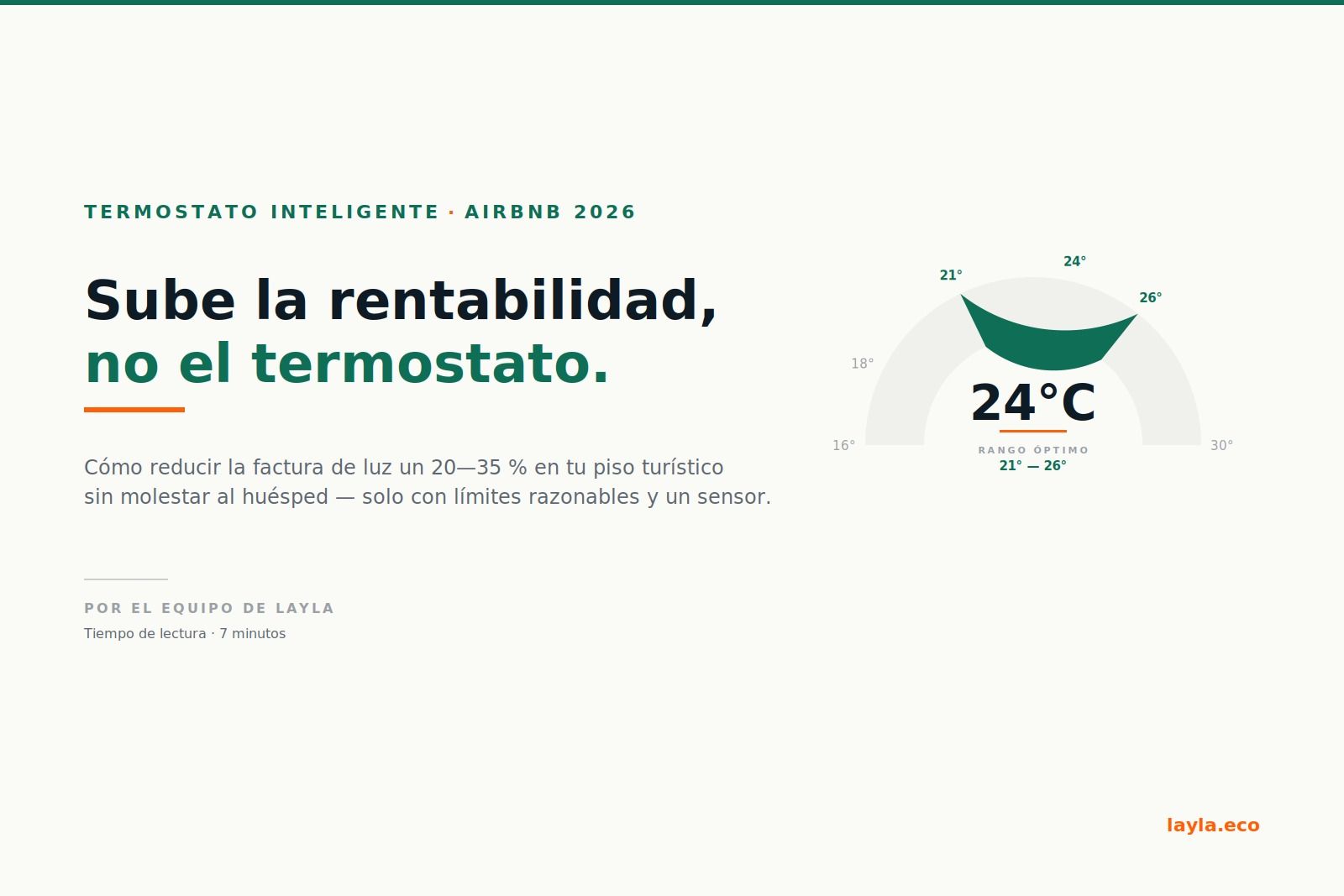 Termostato inteligente para Airbnb: cómo reducir tu factura de luz sin molestar huéspedes cover