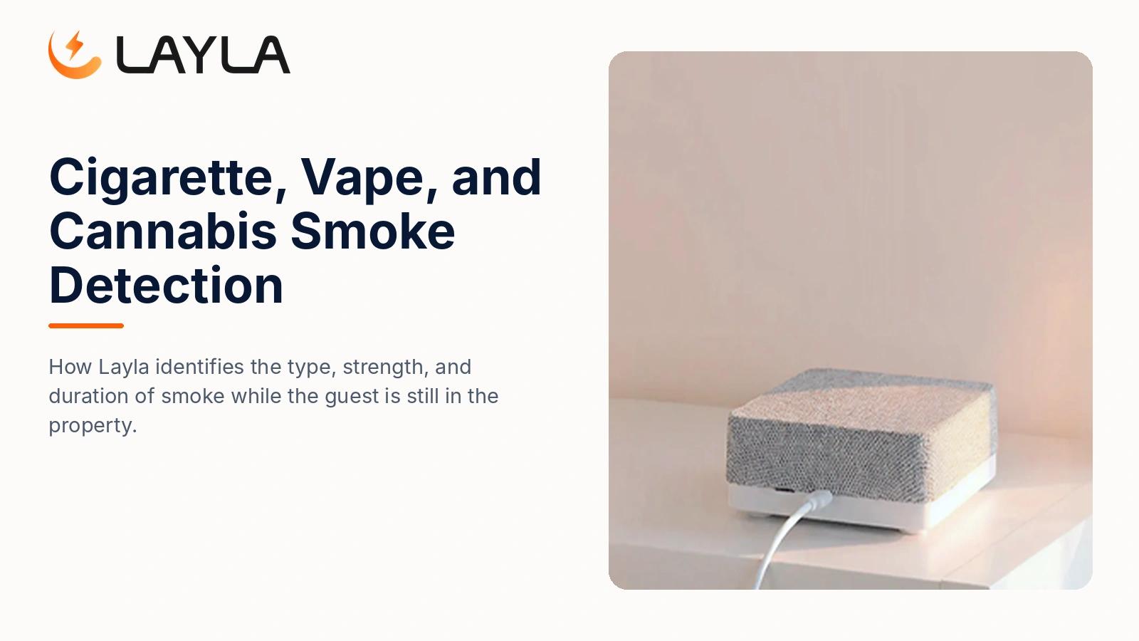 Cigarette, Vape, and Cannabis: How Layla's Smoke Detection Actually Works cover