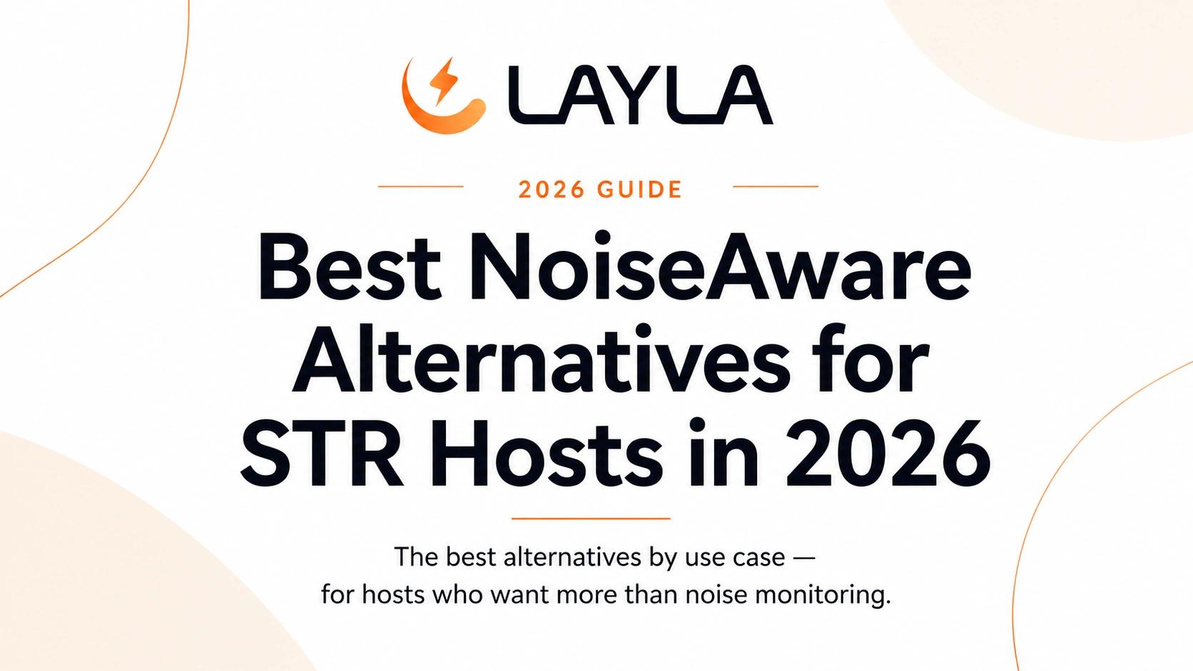Best NoiseAware Alternatives for STR Hosts in 2026 cover