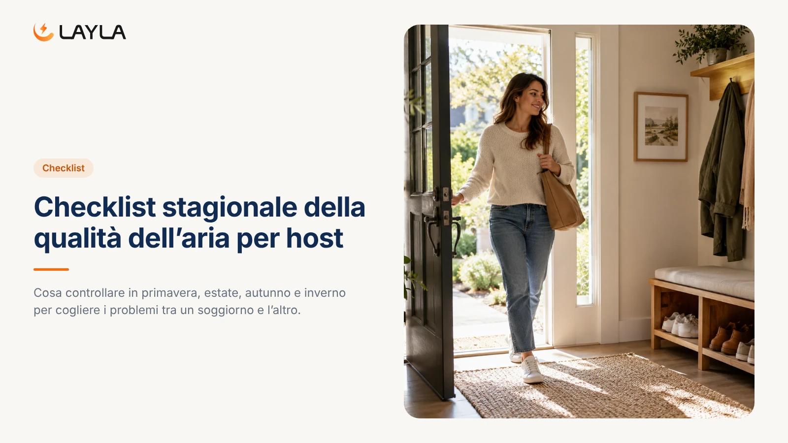 Checklist stagionale della qualità dell'aria per host cover
