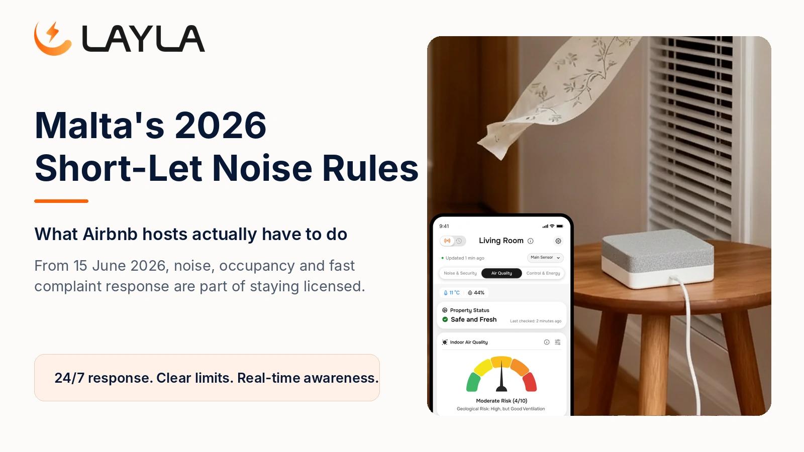Malta's 2026 Short-Let Noise Rules: What Airbnb Hosts Actually Have to Do cover