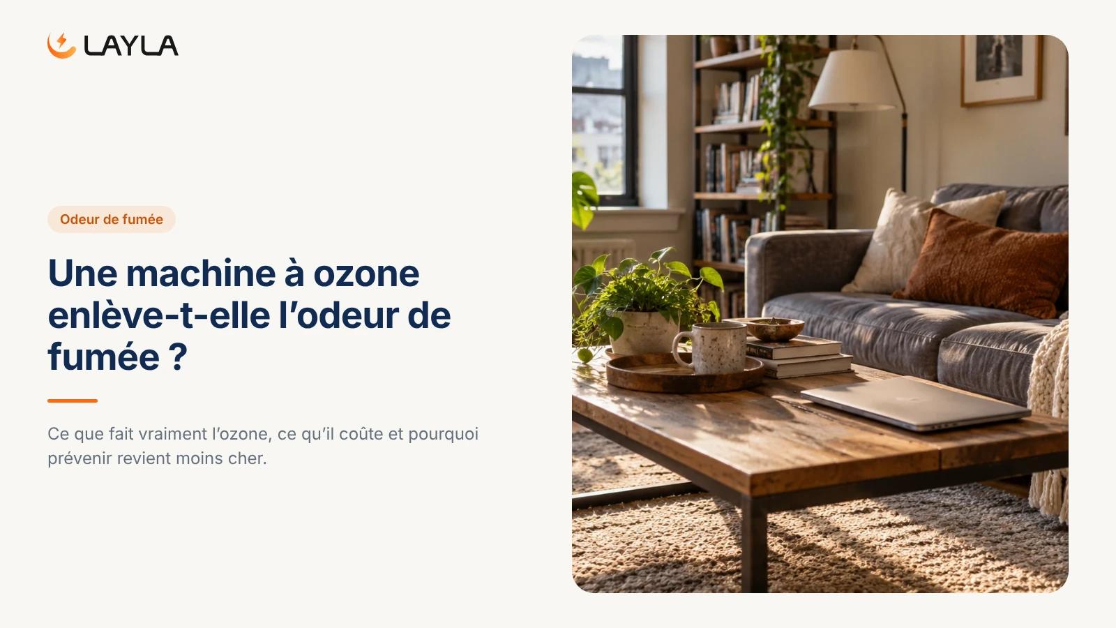 Une machine à ozone enlève-t-elle l'odeur de fumée ? cover