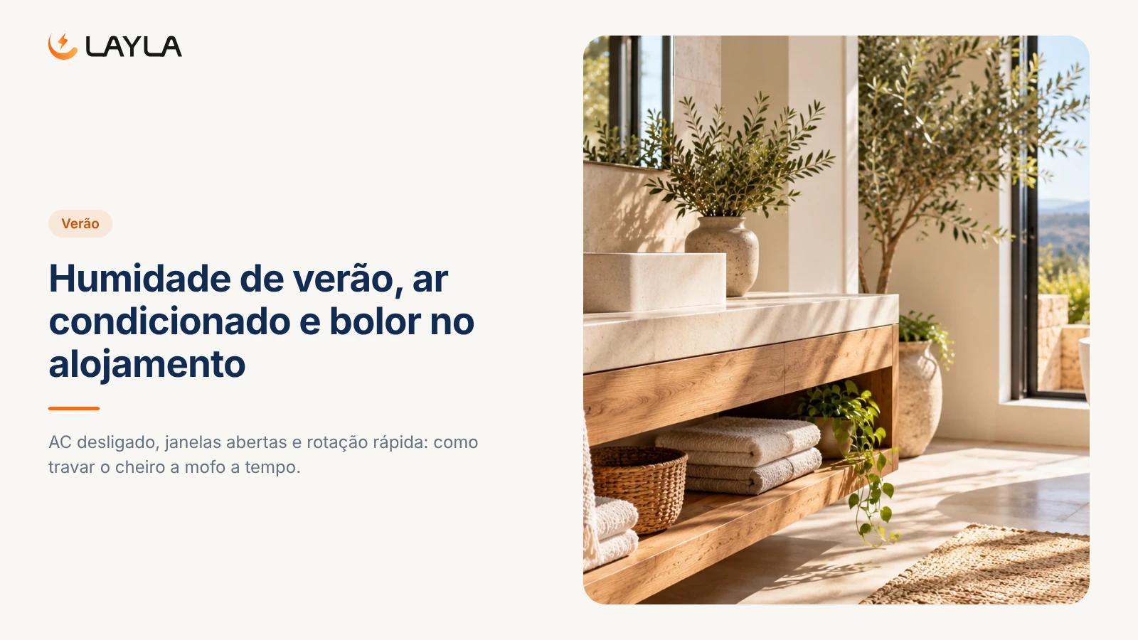 Humidade de Verão, Ar Condicionado e Bolor no Alojamento cover