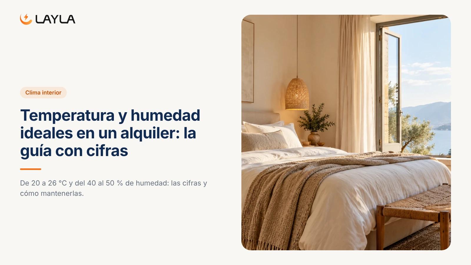 Temperatura y humedad ideales en un alquiler: la guía con cifras cover