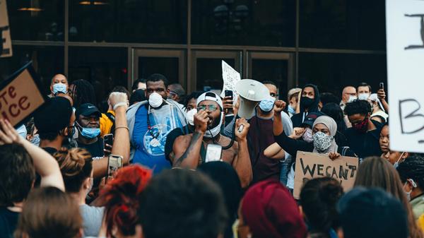 Demonstranter fra Minneapolis