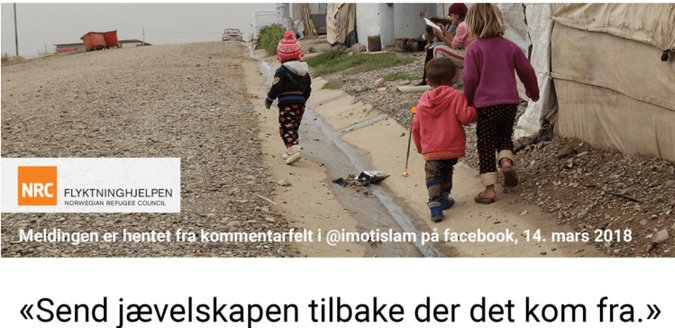 Childern er i bosettingsleir