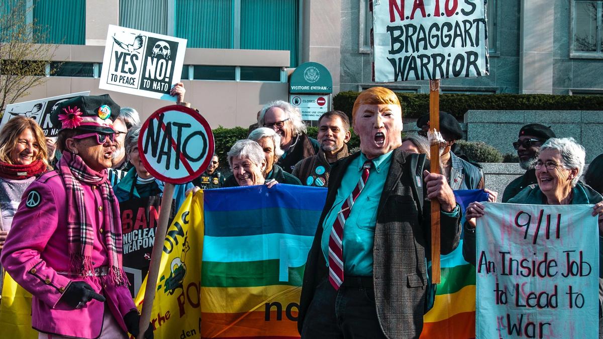 Demonstrasjon mot NATO