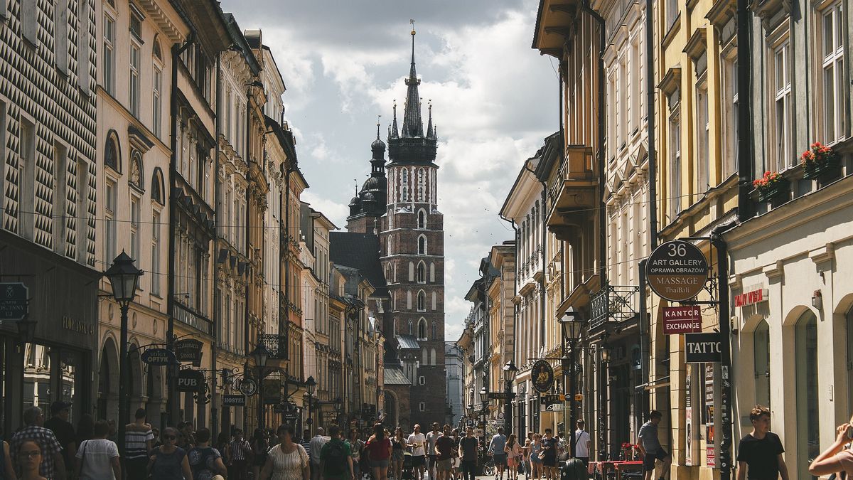 Foto av Krakóws gater