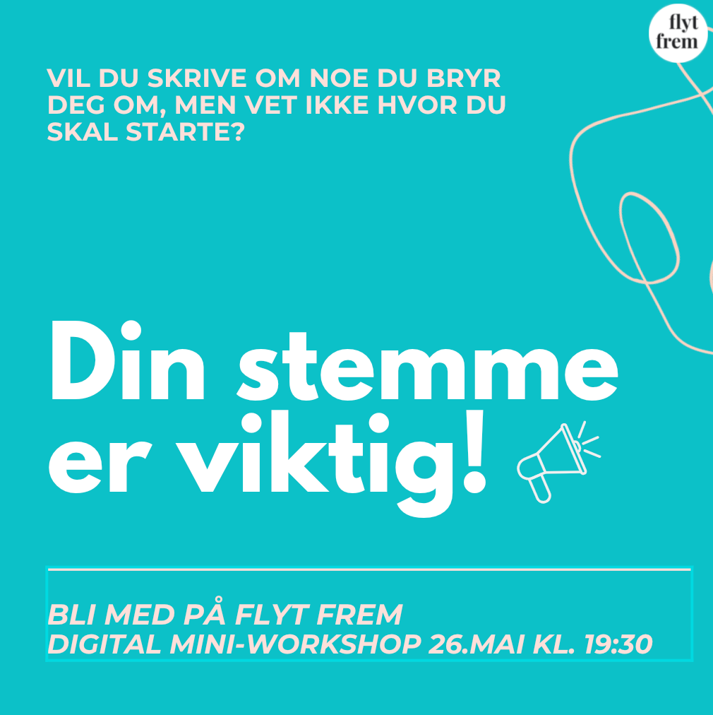 Flyt Frem workshop: din stemme er viktig 