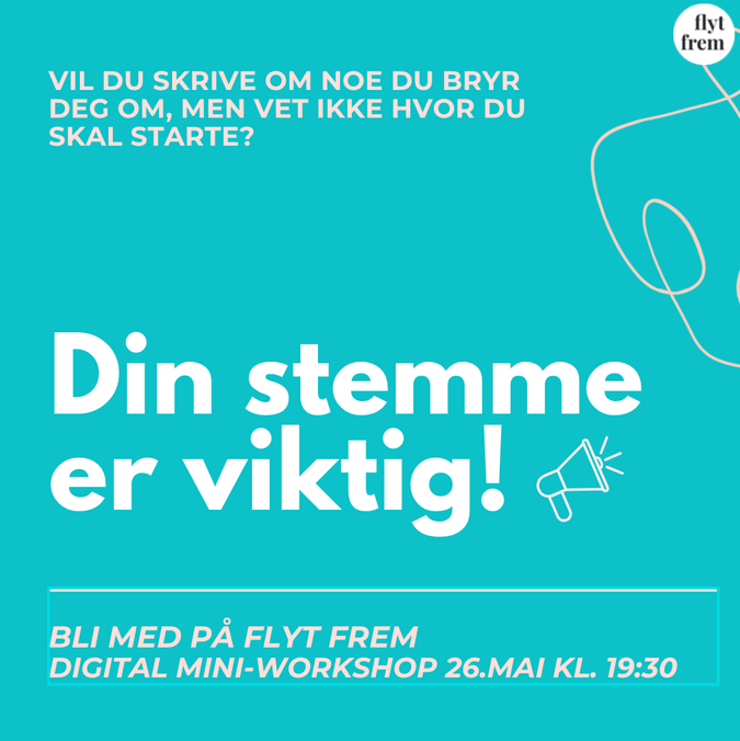 Flyt Frem workshop: din stemme er viktig 