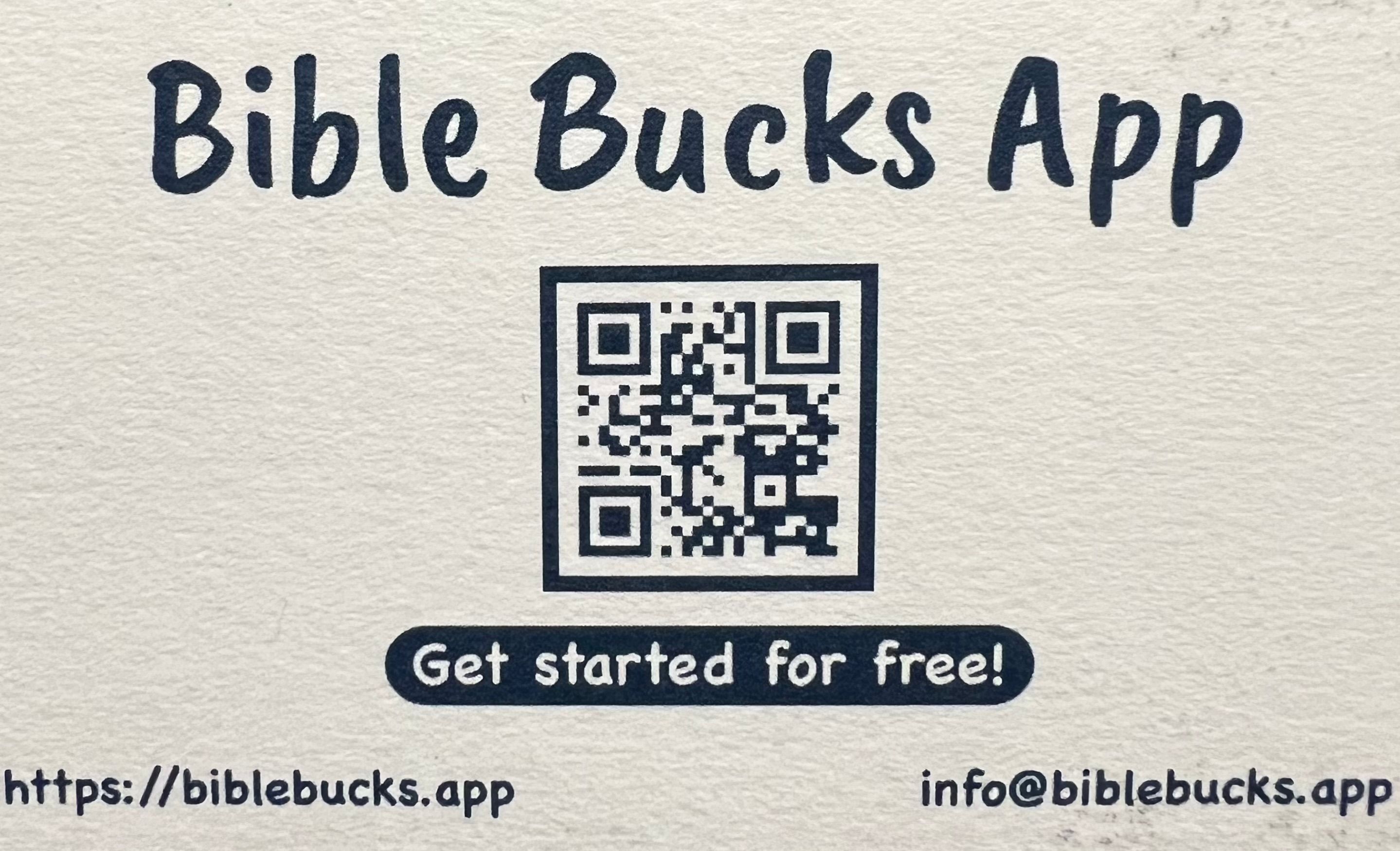 Bible Bucks - A Positive Reinforcement Tool