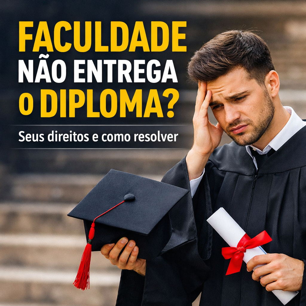 Faculdade não libera diploma após conclusão do curso: quais são seus direitos?