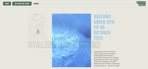 Vakansa to Building Green CPH 2025