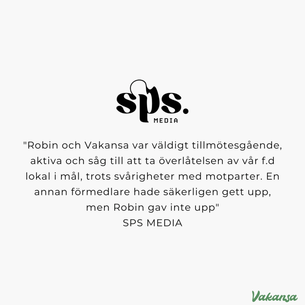 Att överlåta lokal eller hyra ut