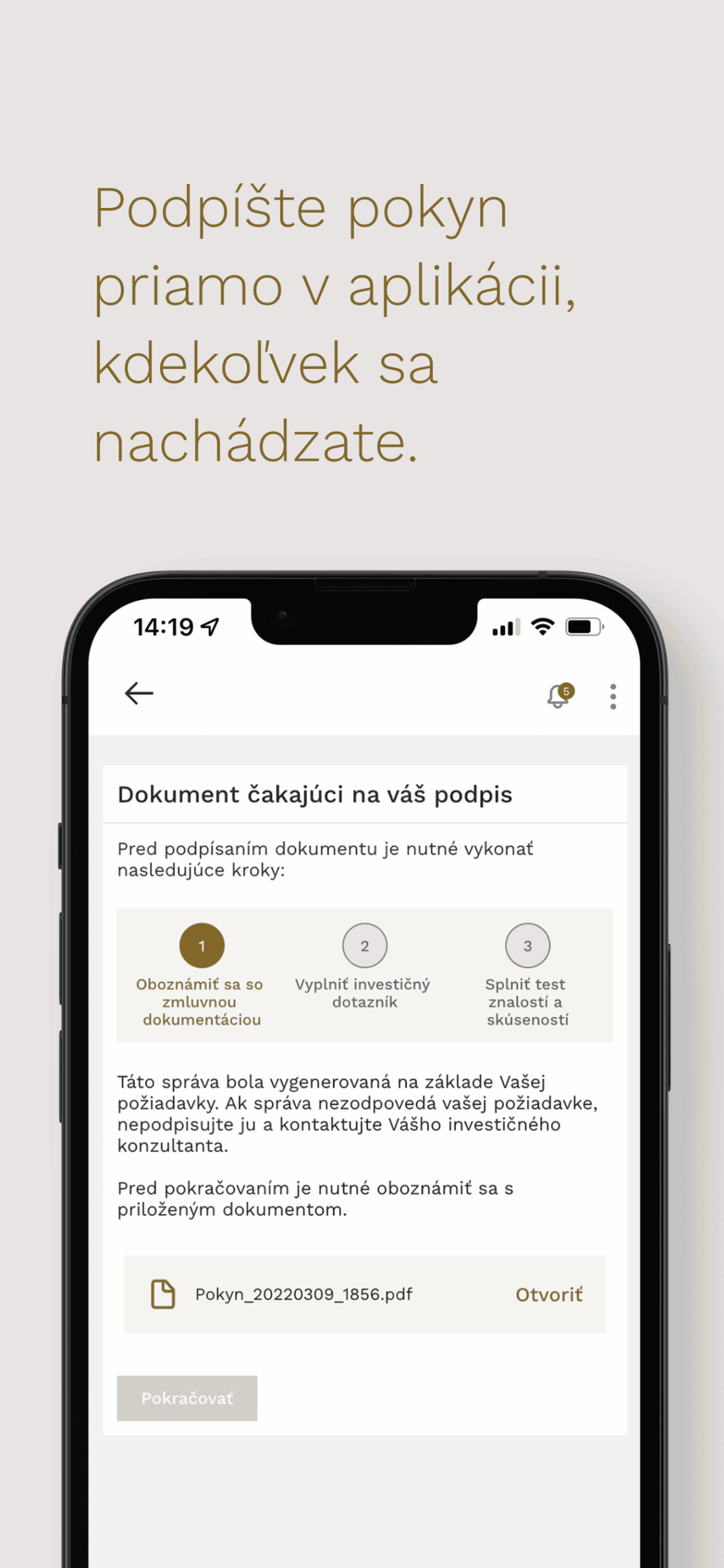 mobilna aplikacia Across Connect