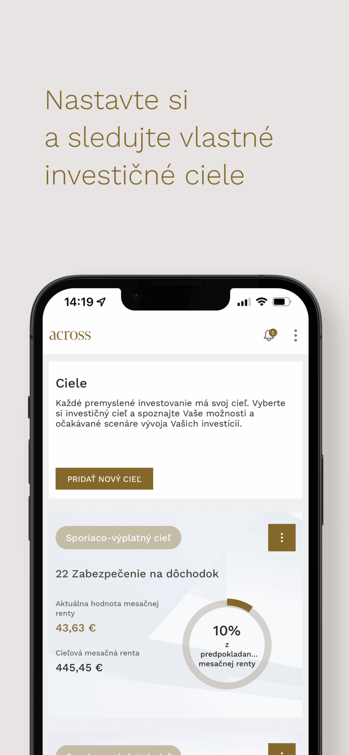 mobilna aplikacia Across Connect