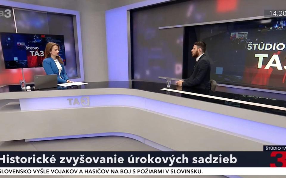 D. Hapl na TA3: ECB zvýšila úrokové sadzby