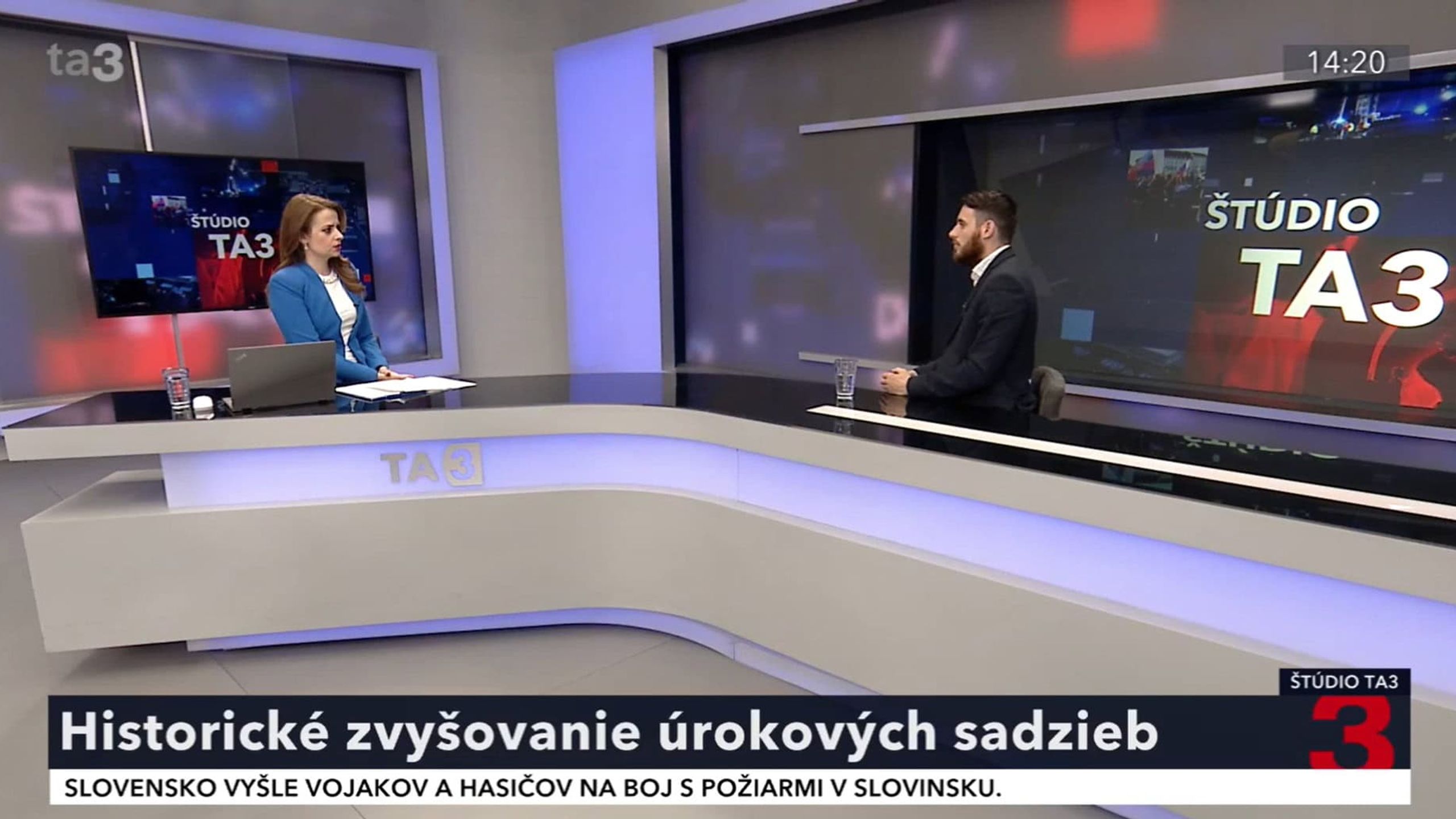 D. Hapl na TA3: ECB zvýšila úrokové sadzby