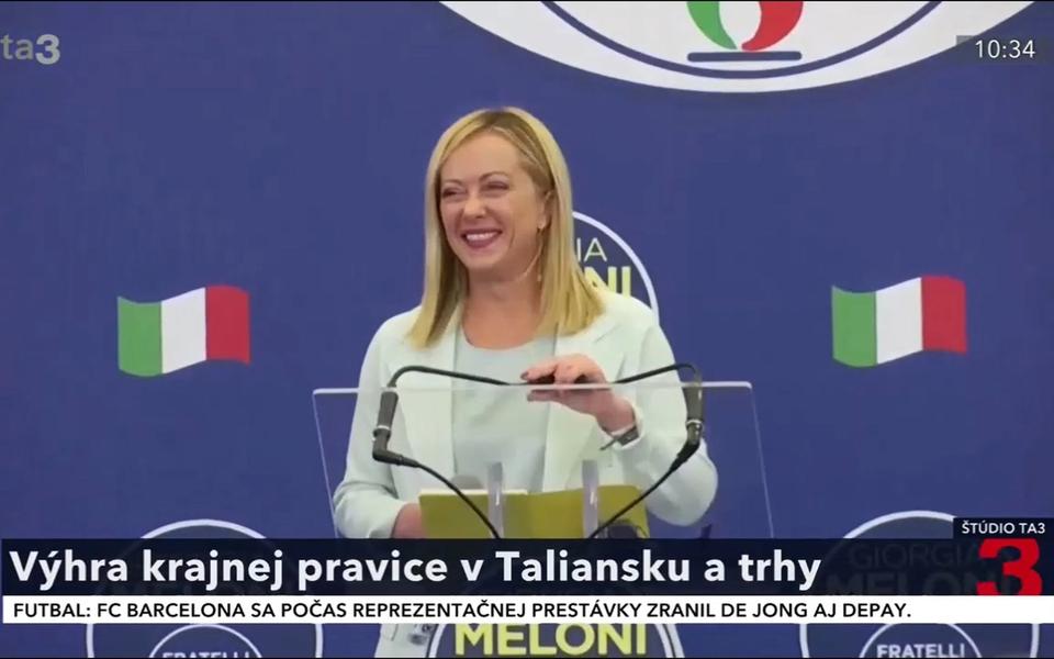 D. Hapl na TA3: Výhra krajnej pravice v Taliansku a trhy