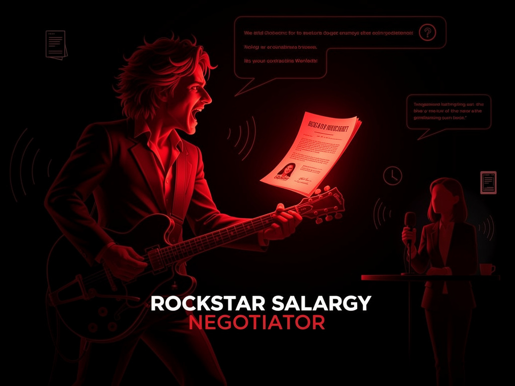 Rockstar Salary Negotiator illustration