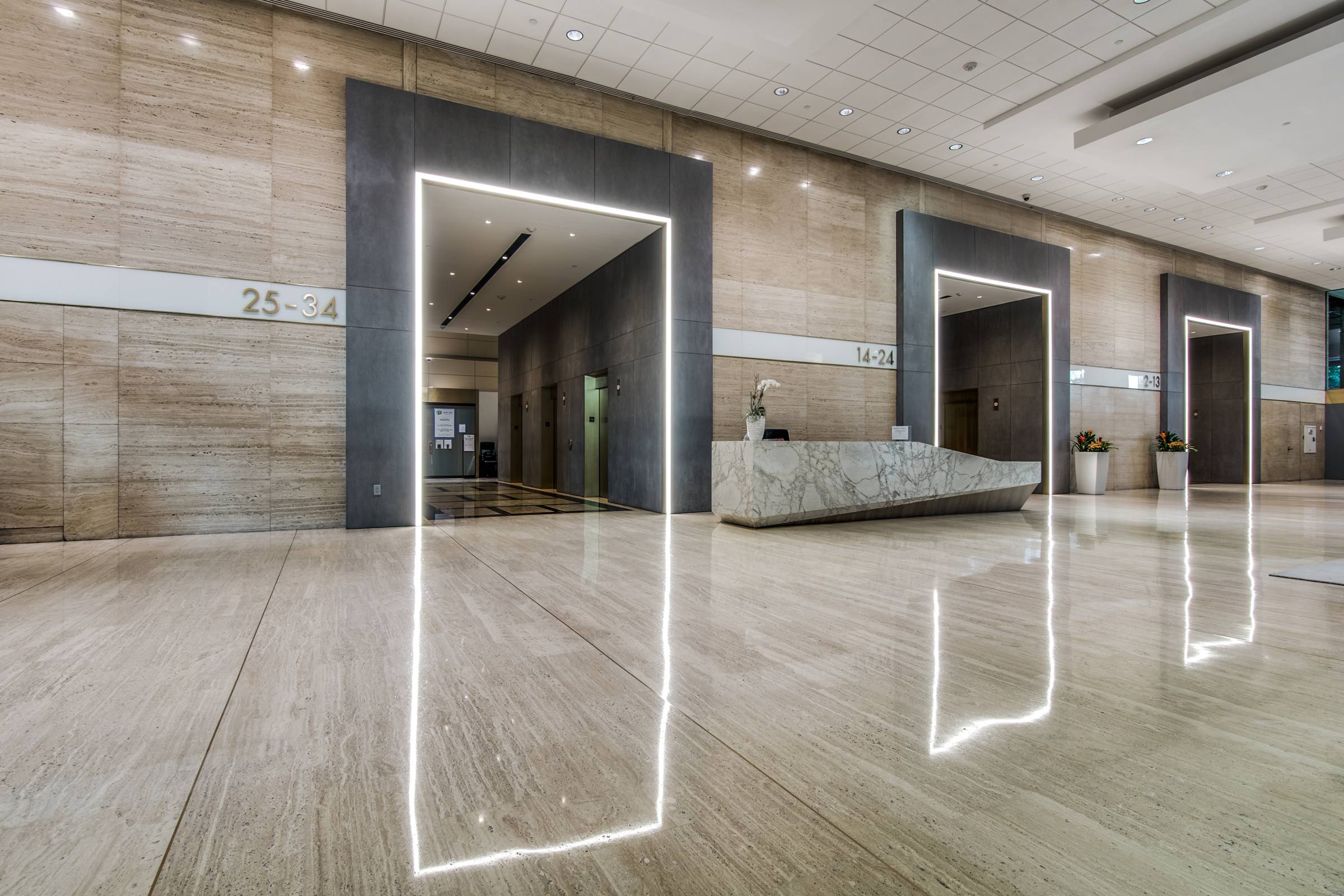 Commercial building lobby Dallas