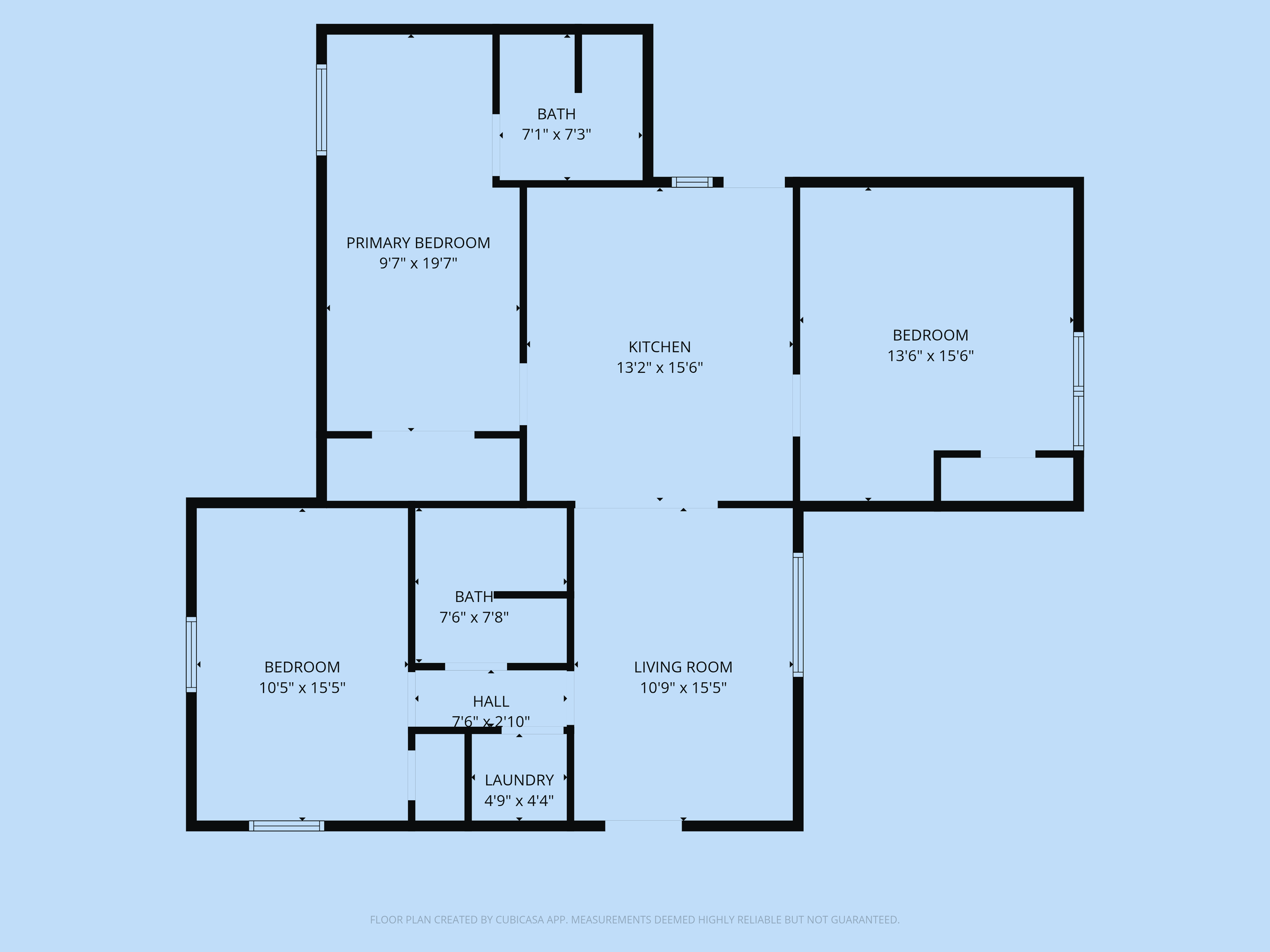 2D Floor Plan — Saginaw Single Story