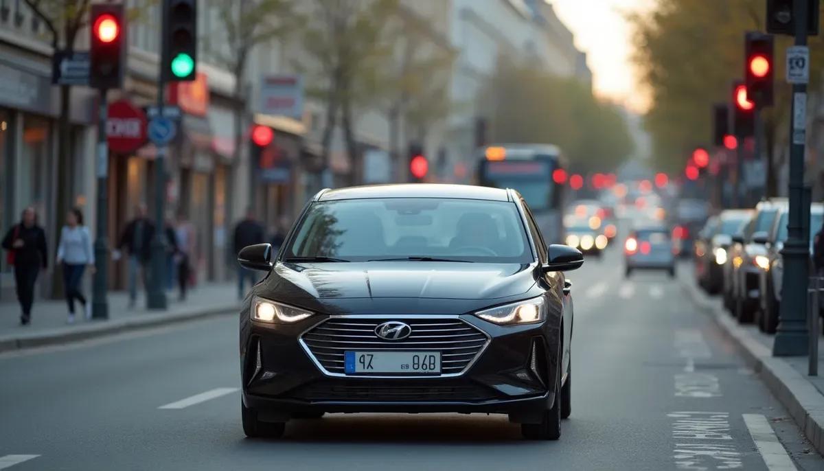 Levier de boîte automatique d'une voiture à Paris