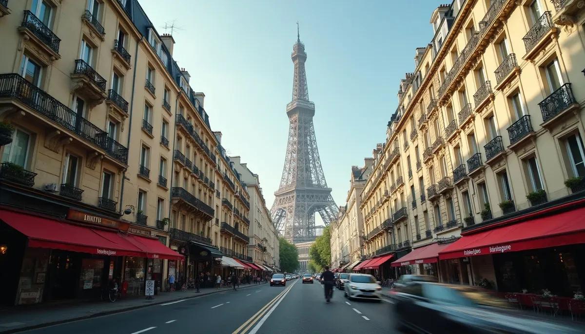 Tour Montparnasse et avenue du Général Leclerc dans le 14e