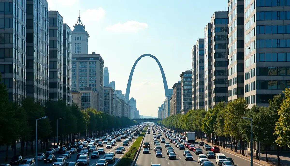Tours de La Défense et pont de Neuilly dans les Hauts-de-Seine