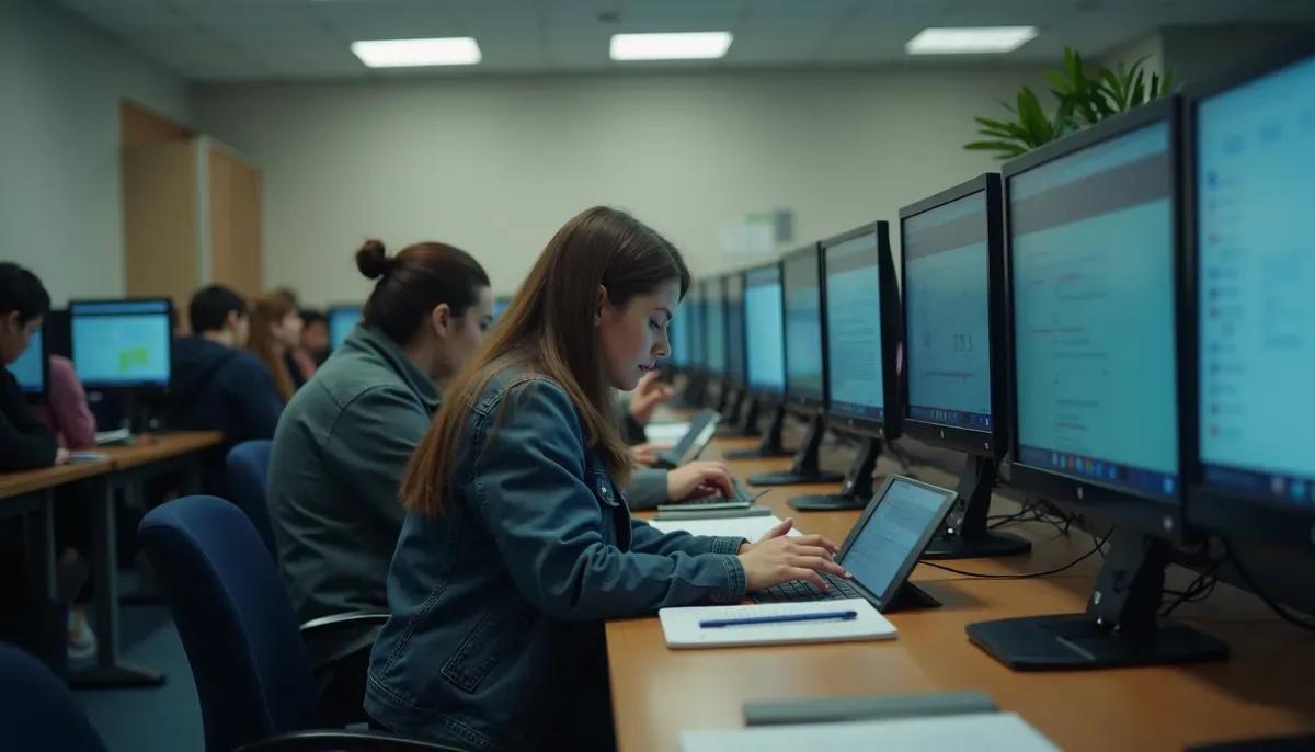 Examen du code de la route avec panneaux de signalisation