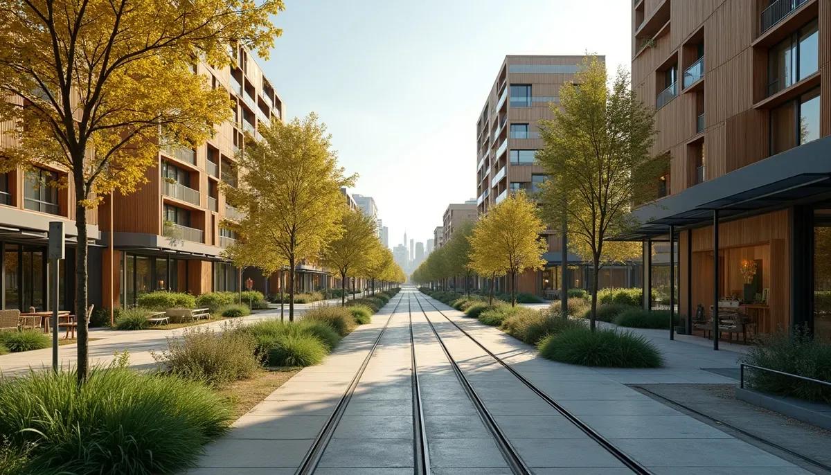 Parc Clichy-Batignolles et nouveaux immeubles du 17e