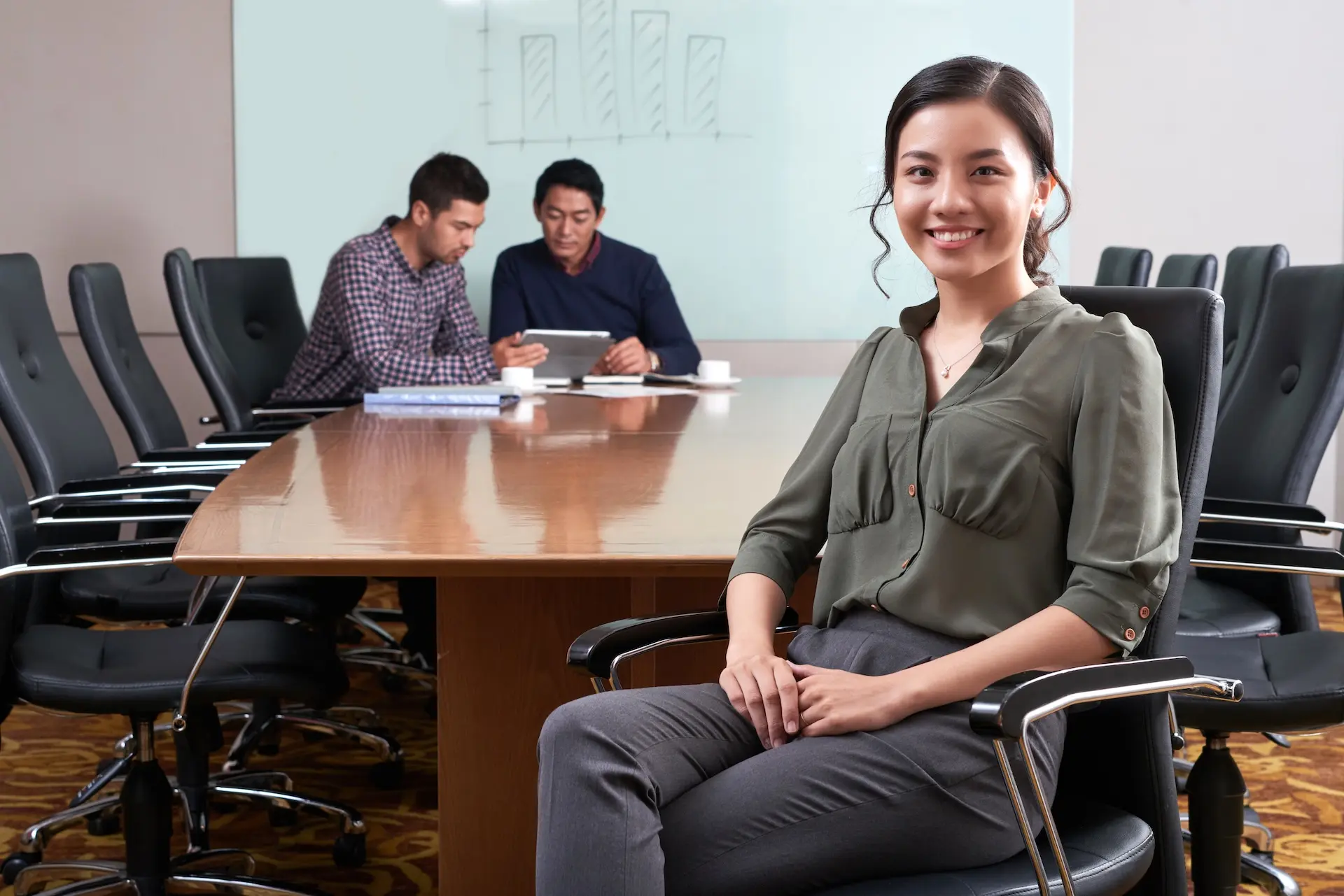 Employee participating in a professional development workshop