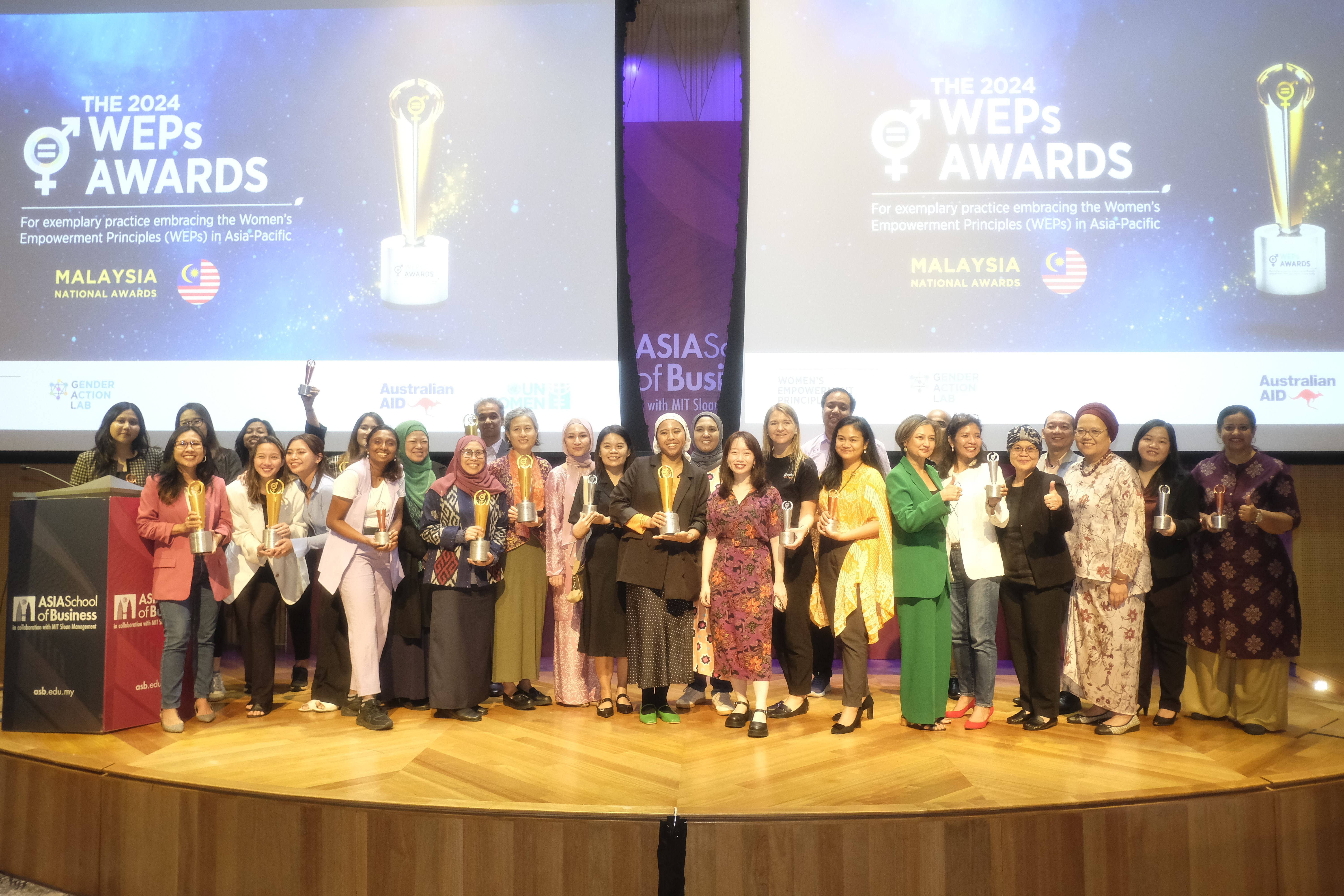 The 2024 Malaysia WEPs Awardees. Photo: LeadWomen