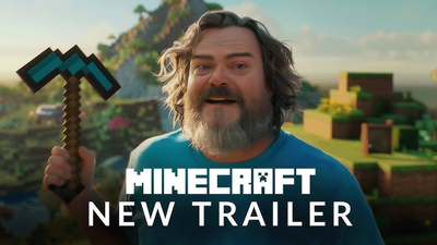 PNG Image of jack black as minecraft steve that will be used as input