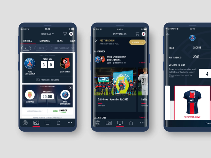 The PSG Official app