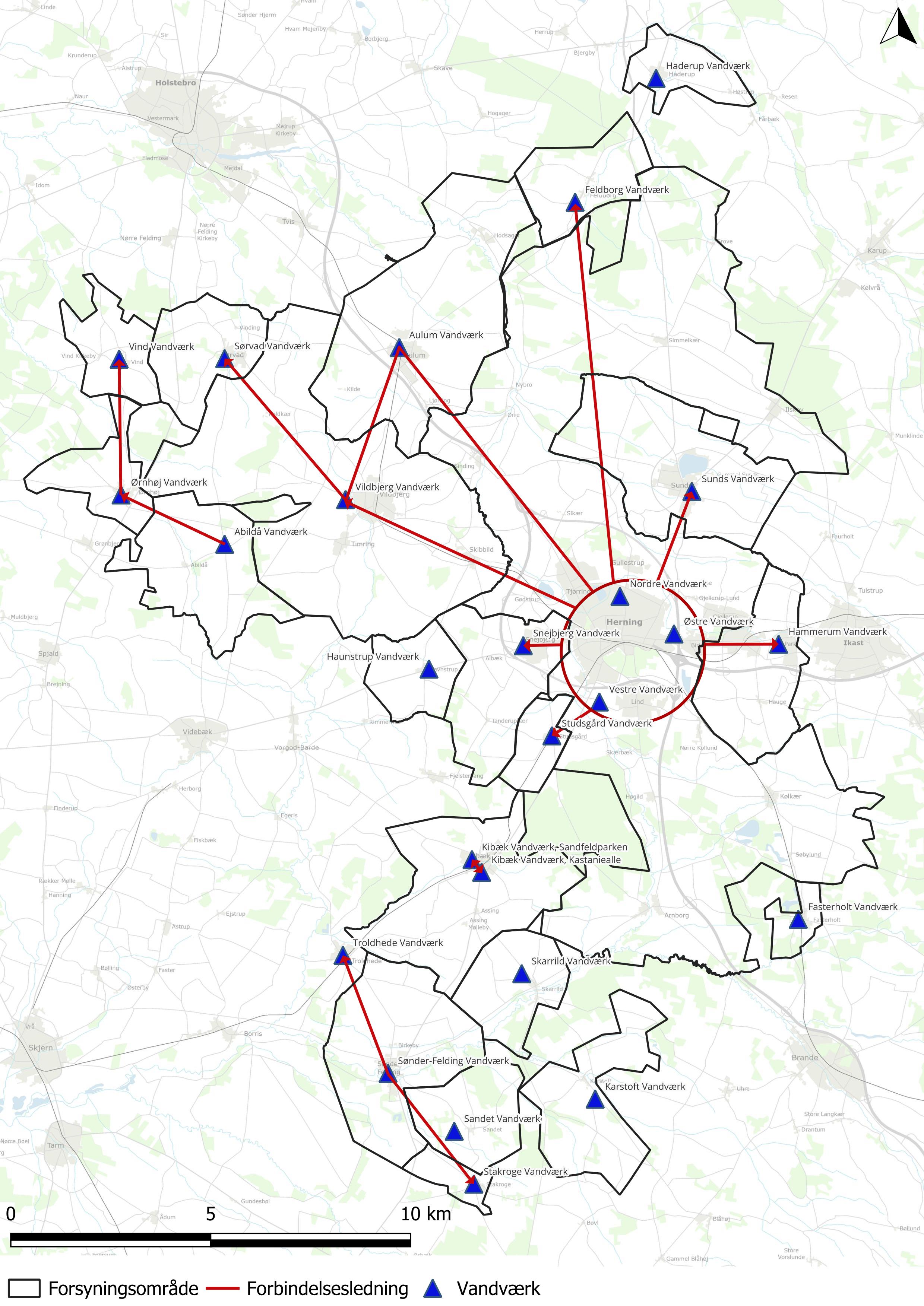 Strukturplan for vandforsyningen i Herning Kommune