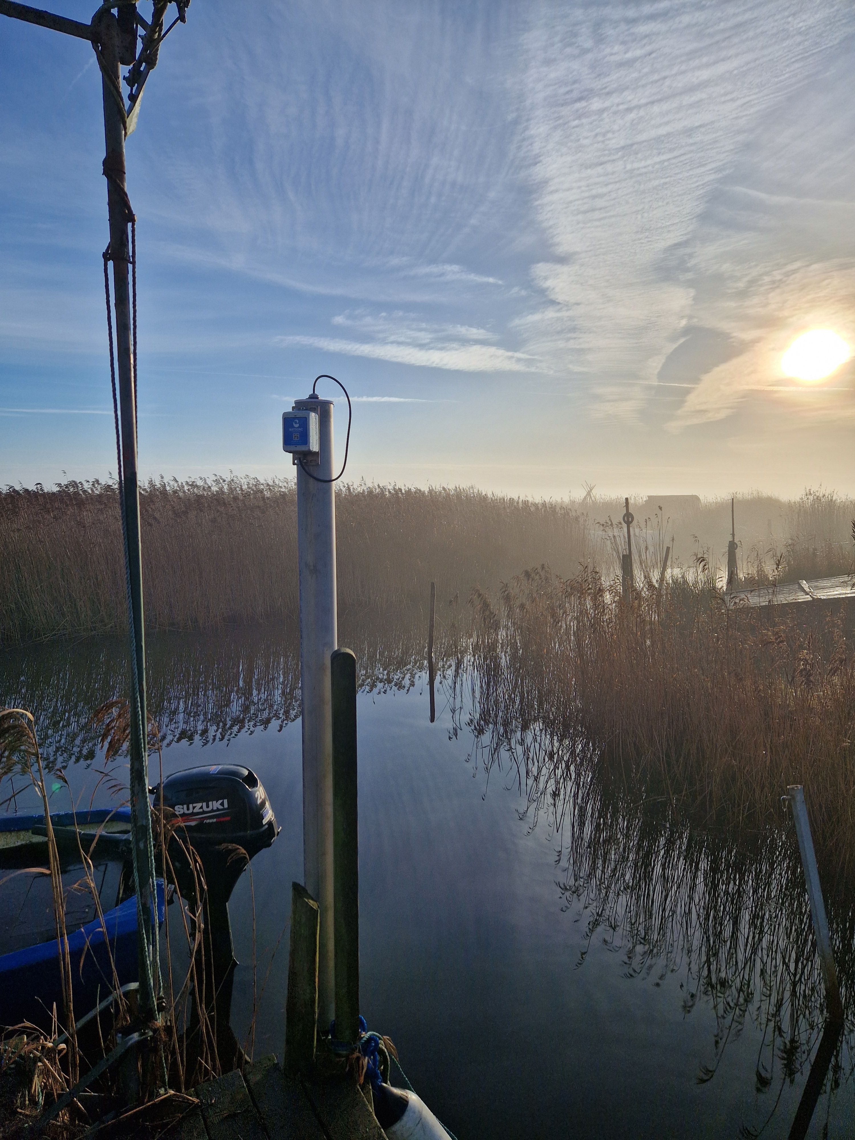 Havvandstand i Bjerregaard havn