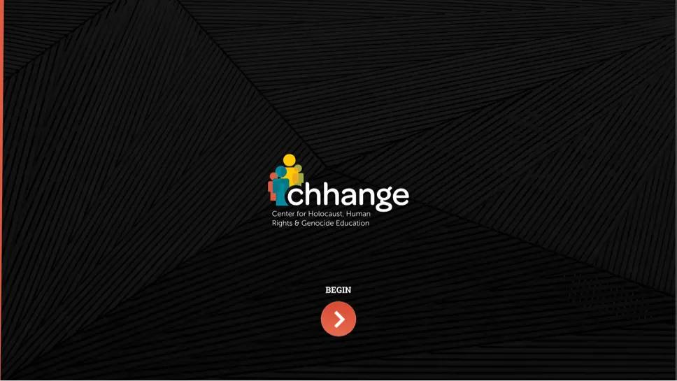 A screenshot of the Chhange landing screen.