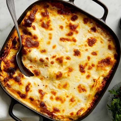 Laga vegetarisk lasagne al forno med Zeina