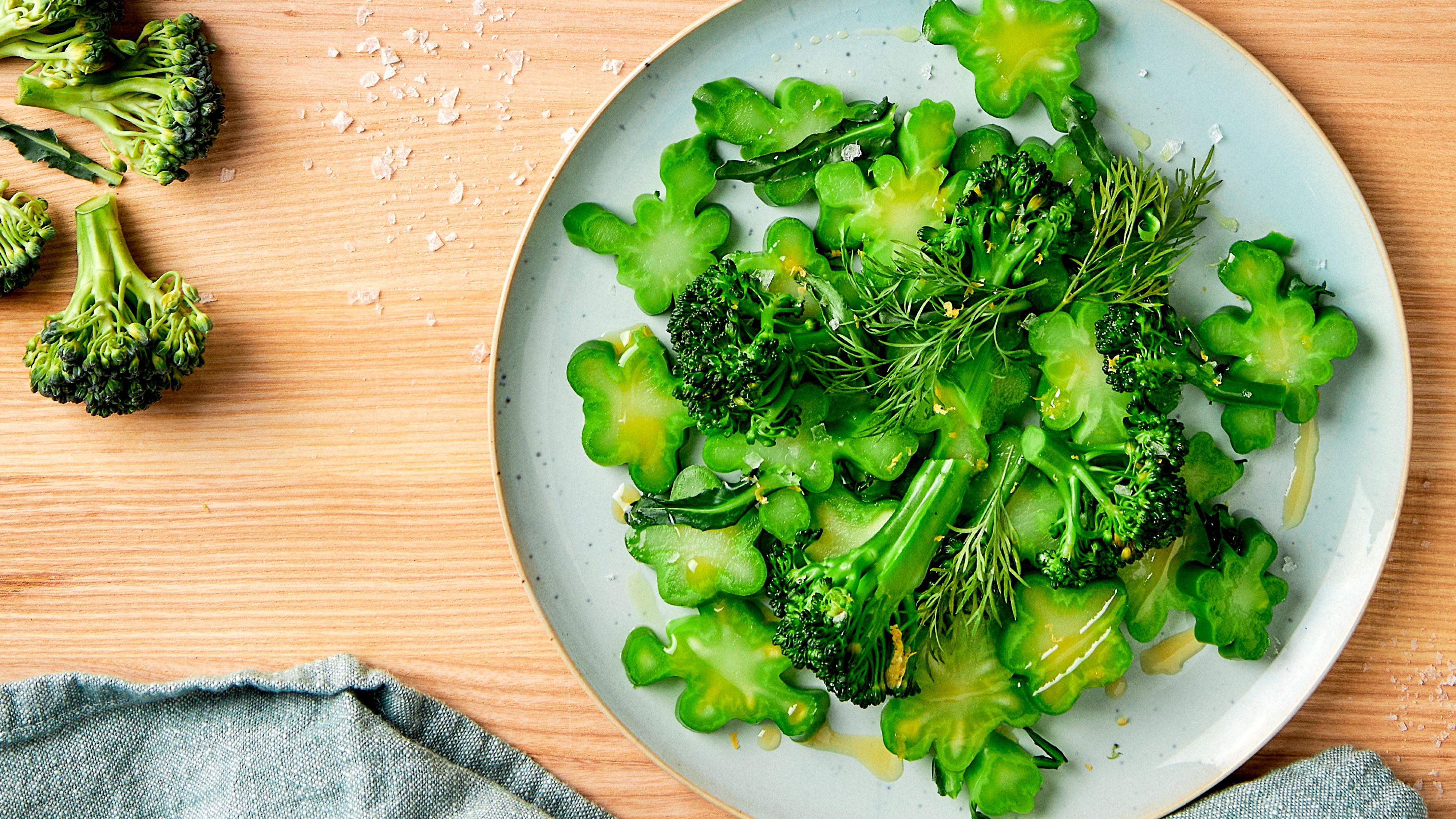 Dilldressad broccoli