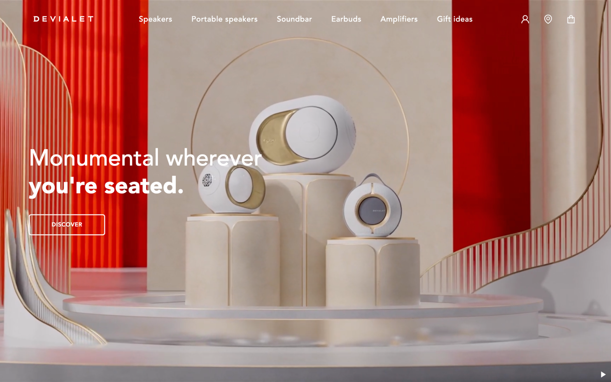 Devialet Home Page
