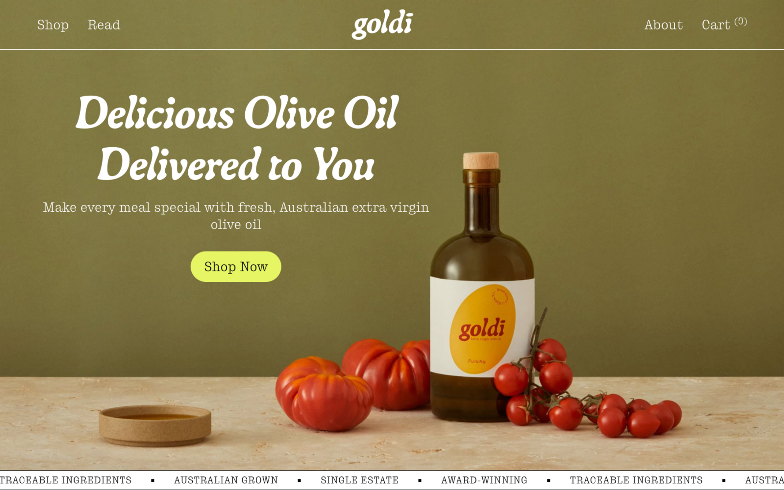 Goldi Home Page