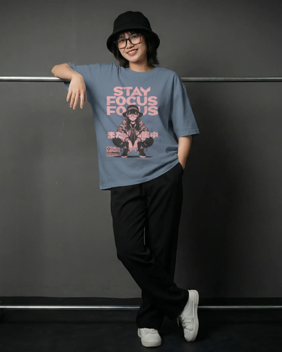 Stay Focus Anime Art - view 2