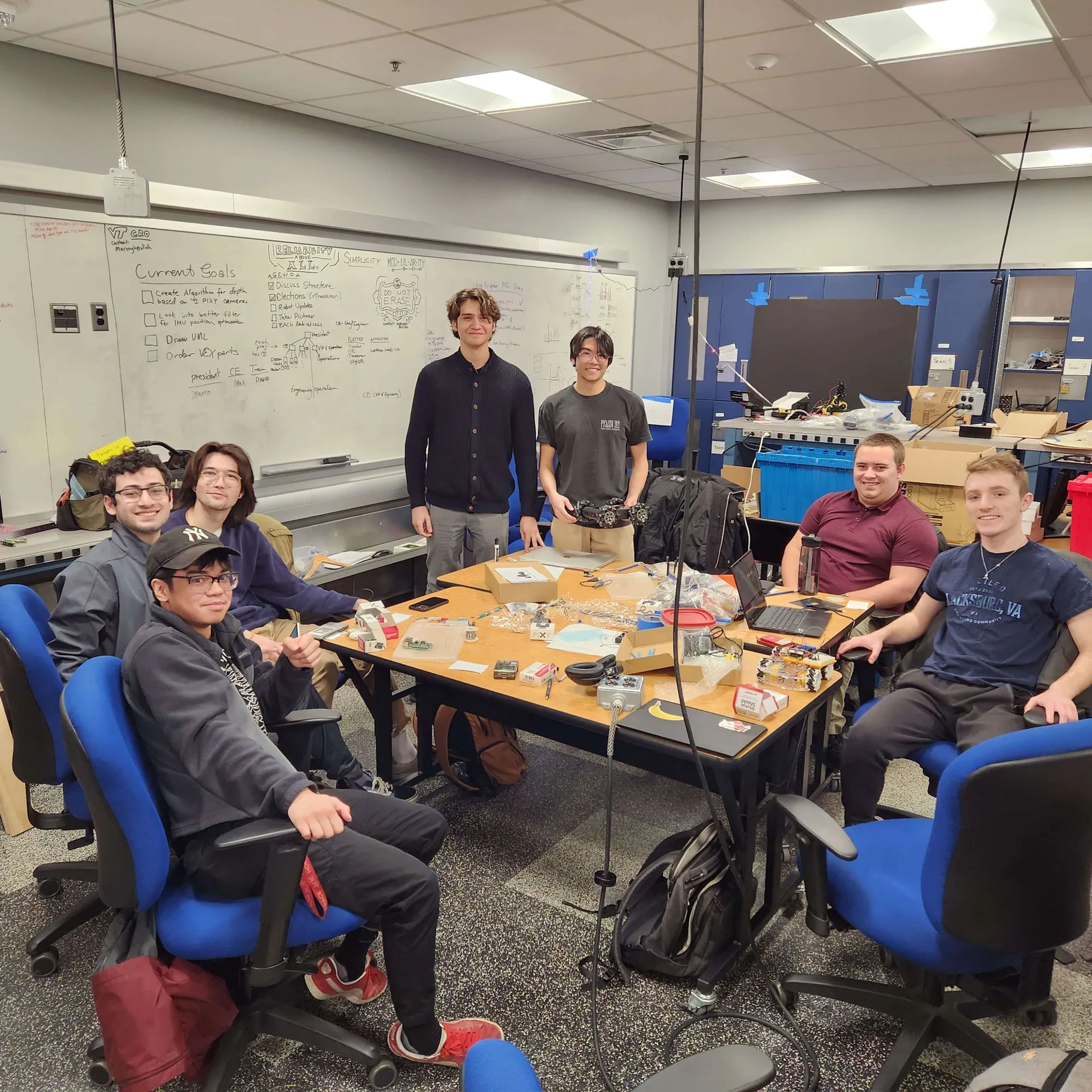 Members in the lab