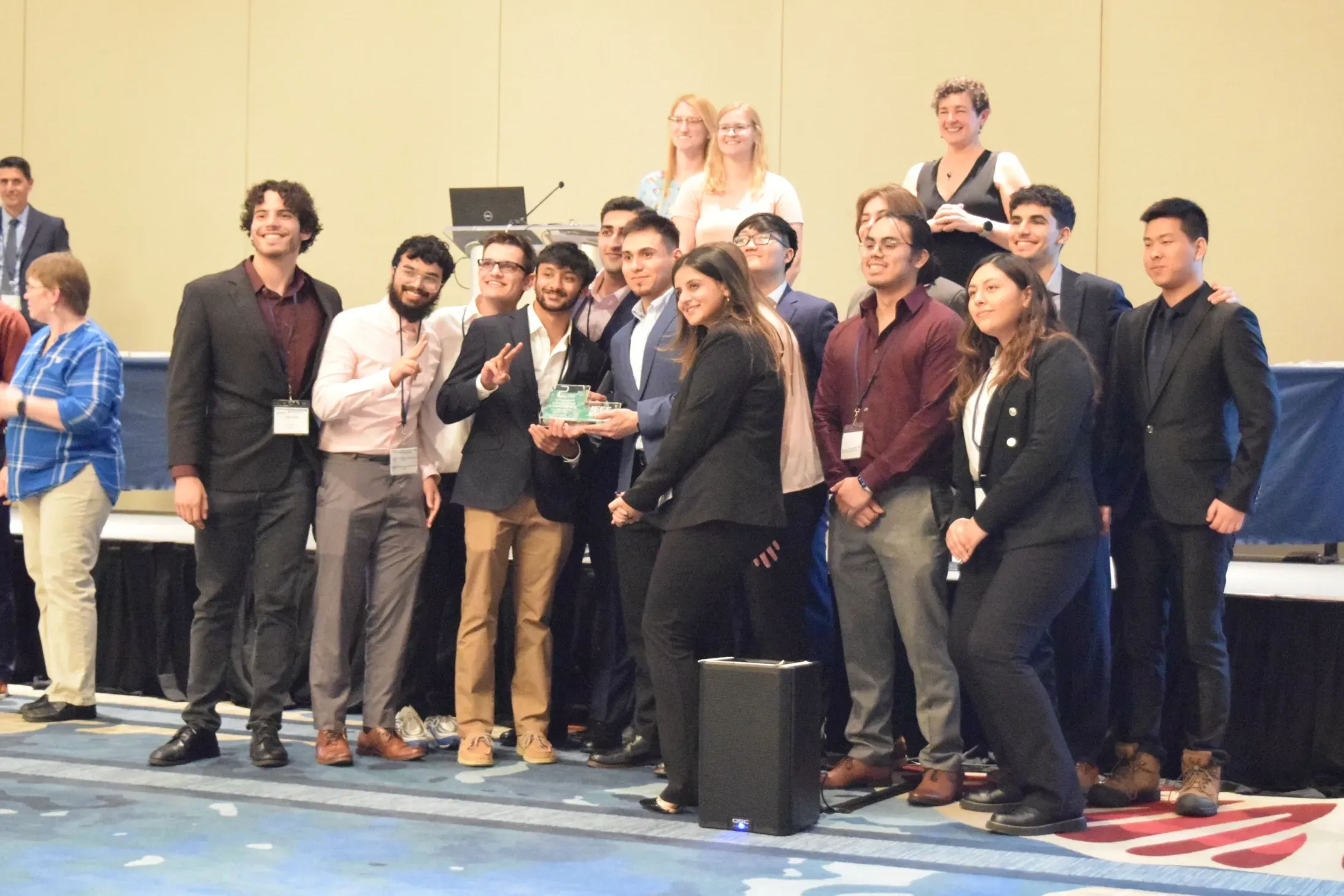 VT CRO members at an awards ceremony