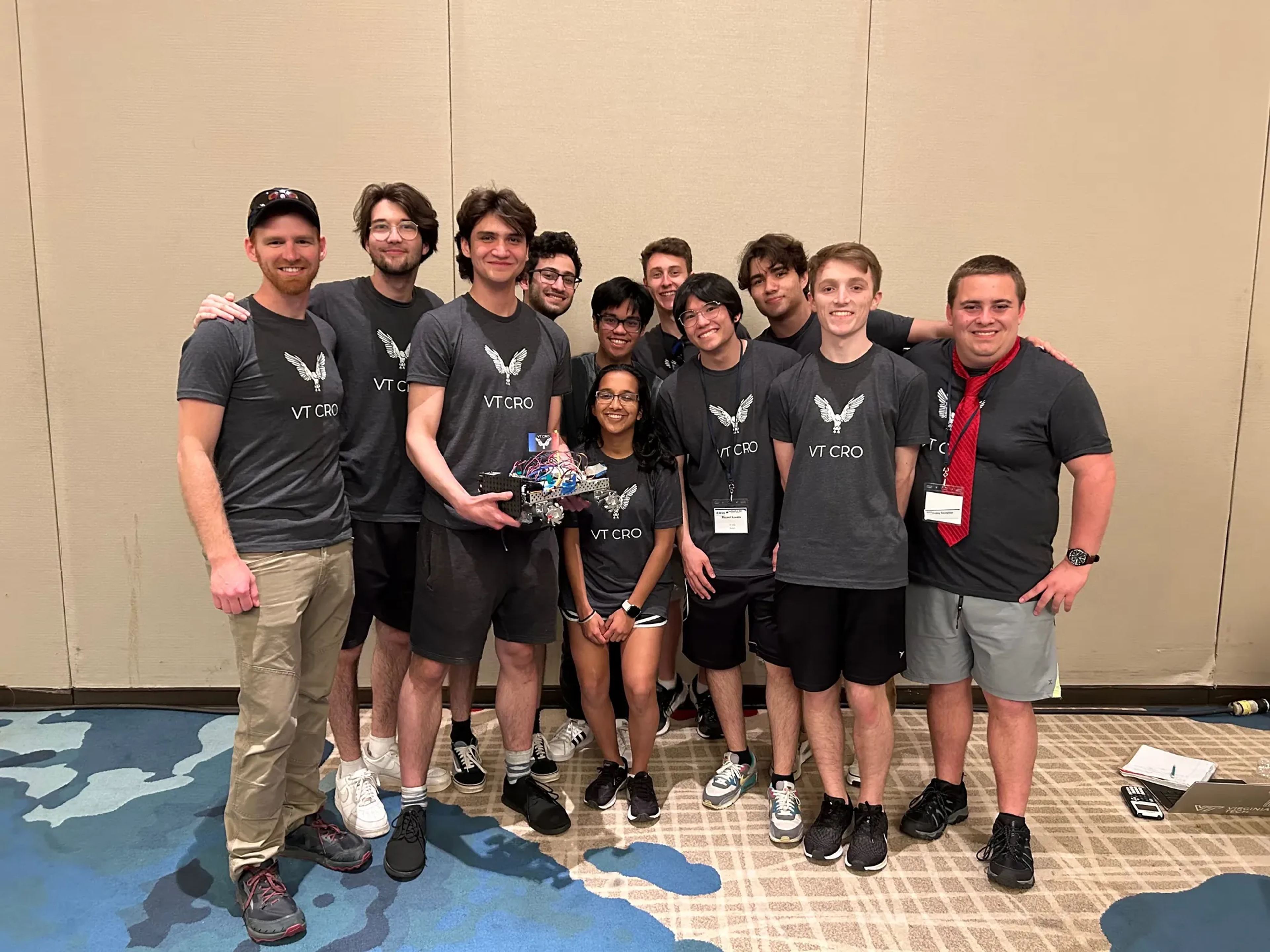 The SoutheastCon team with their robot