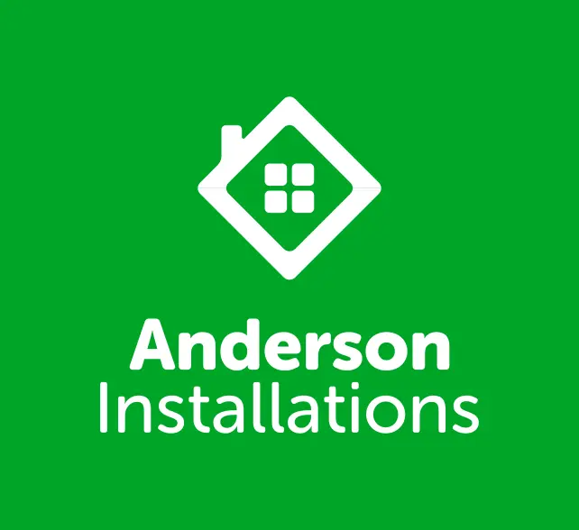 Anderson Installations Logo Stacked in Green