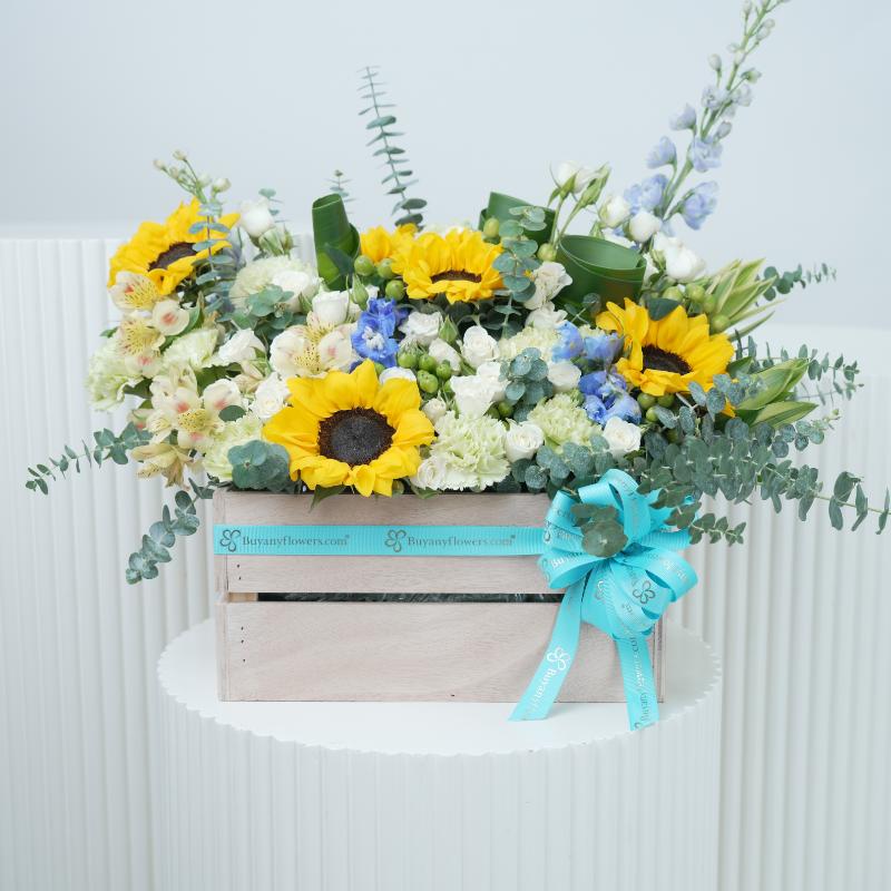 Sunshine Floral Wishes - Gifts gift from Buy Any Flowers Dubai in Al Quoz Industrial Area 4, Dubai, UAE
