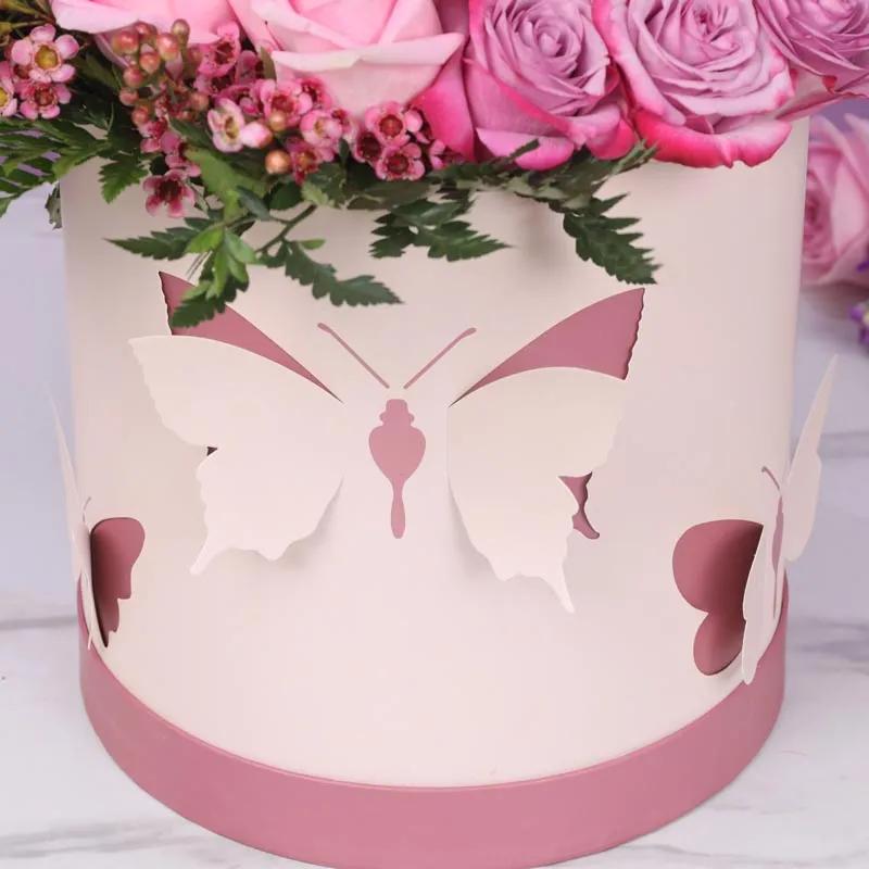 Butterfly Pink and Purple Flower Box thumbnail 4