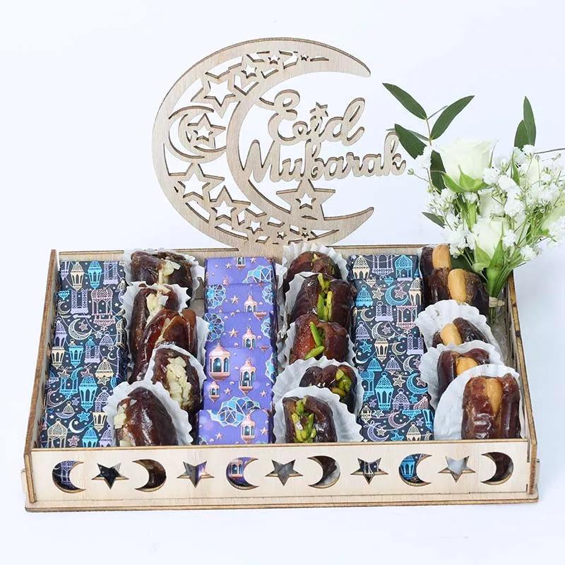 Eid Mubarak Chocolates and Dates Tray thumbnail 2